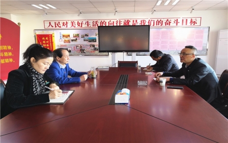 市财贸工会李晨主席等辅导一行来我公司领导工作