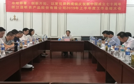 总结部署、创新启发，以更优异成就庆祝新中国成立七十周年！--上半年度公司工作总结暨下半年工作部署会议情况传递
