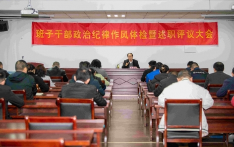 强化责任、提振心灵，振奋进取、迈出新步！ ---班子干部政治纪律风格检视暨述职评议情况