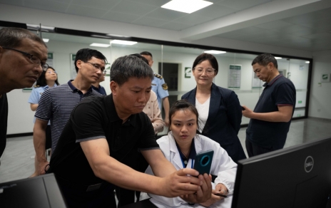 国度统计局浙江调查总队及黄冈市征询委一行前来我司调查调研