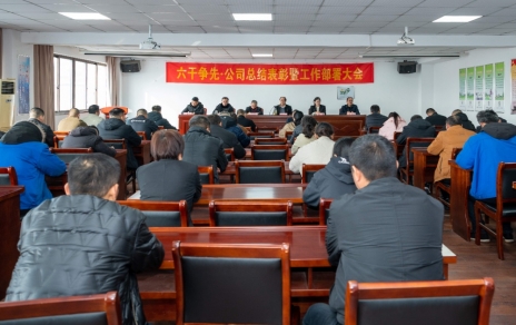 六干争先，跃马新程，承压抗压，拼搏前进，推动高质量发展 ——公司召开2025年度工作总结赞美暨2026年度工作带头部署大会